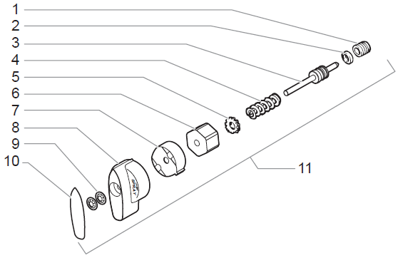 EP2105 PRIME/SPRAY Valve Assembly